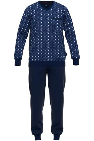 Götzburg Pyjama Herren Pyjama Baumwolle (2 tlg) - Verkäufer: Yourfashionplace