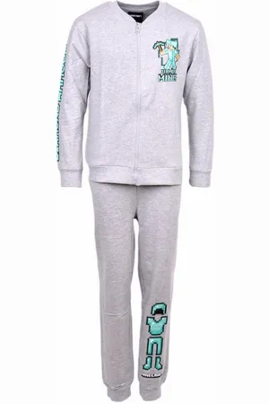 Minecraft Freizeitanzug Diamond Miner (2-tlg), Jungen 2er Set Sweatjacke & Hose Größe 122 - 152 cm - Verkäufer: Starkids Licensed Brands and more