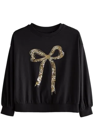 Next Langarmshirt Langarm-Oberteil mit Paillettenschleife (1-tlg) - Verkäufer: Germany GmbH
