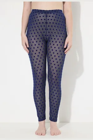 Ulla Popken Feinstrumpfhose Strumpf-Leggings Mesh Flock-Punkte - Verkäufer: Popken Fashion Group