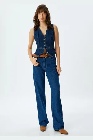 Koton High-waist-Jeans Hohe Leibhöhe Straight - Verkäufer:
