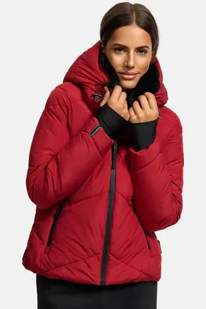 Marikoo Winterjacke Simaraa mit abnehmbarem Kunstfellkragen