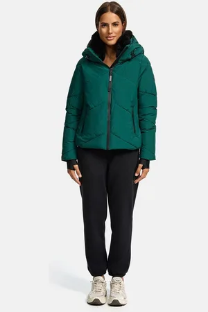 Marikoo Winterjacke Simaraa mit abnehmbarem Kunstfellkragen