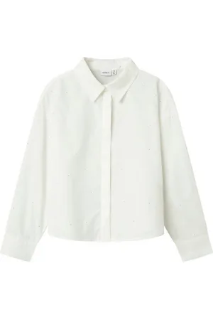 NAME IT Shirtbluse NKFOLARA LS SHORT LOOSE SHIRT - Verkäufer: Dorins Kindermode