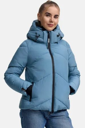 Marikoo Winterjacke Simaraa mit abnehmbarem Kunstfellkragen