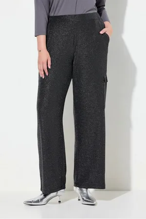Miamoda Funktionshose Cargohose Straight Fit Glitzereffekt - Verkäufer: Popken Fashion Group