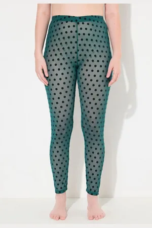 Ulla Popken Feinstrumpfhose Strumpf-Leggings Mesh Flock-Punkte - Verkäufer: Popken Fashion Group