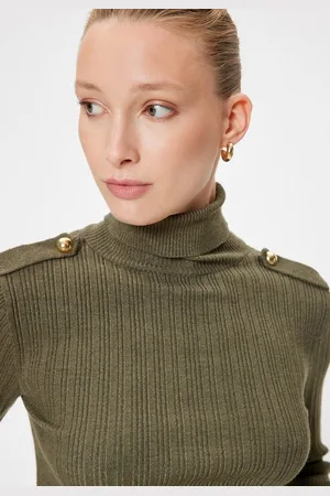 Koton Rollkragenpullover Rollkragen Mit Knöpfen - Verkäufer: