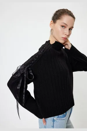 Koton Stehkragenpullover Standkragen Mit Tülldetail - Verkäufer: