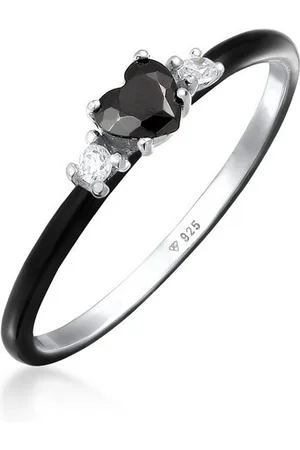 Elli Fingerring Herz Zirkonia Emaille 925 Sterling Silber - Verkäufer: JULIE & GRACE GmbH
