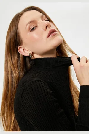 Koton Rollkragenpullover Rollkragen Haarzopf - Verkäufer: