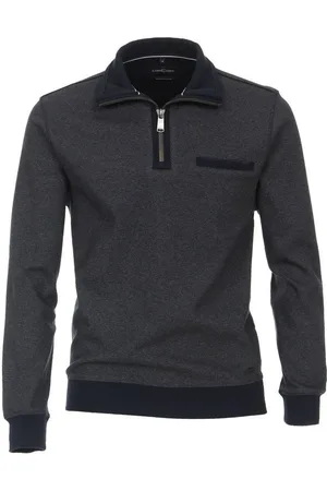Casa Moda Strickpullover Casa Moda / He.Sweatshirt / SNOS Sweatshirt mit Zip - Verkäufer: August Bickert