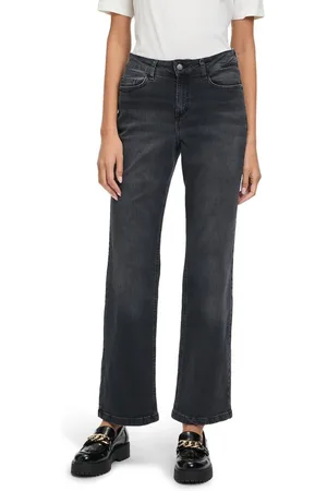 Cartoon Stretch-Jeans Stretch-Jeans mit Waschung