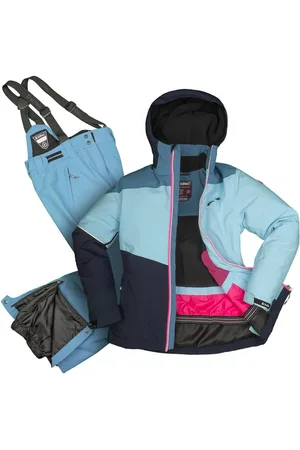 Killtec Skianzug Mädchen Skijacke + Skihose jeansblau, atmungsaktiver Stoff - Verkäufer: anndora