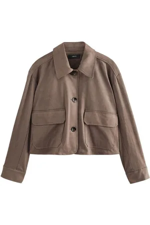 Next Lederimitatjacke Jacke aus Velourskunstleder (1-St) - Verkäufer: Germany GmbH