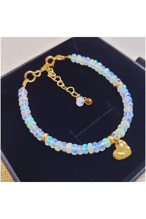Golden Armband Echter Opal Armband /Opal Armband gold / Silber /Opal Schmuck modern - Verkäufer: Touch GmbH