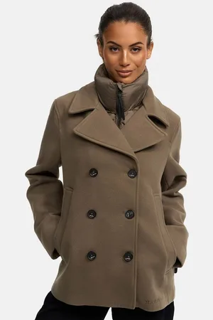 Marikoo Winterjacke Aylaraa Elegante Designer Winterjacke