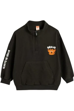Koton Sweatshirt Standkragen Mit Stickerei - Verkäufer: