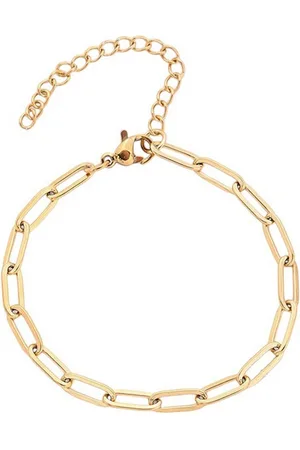 Karma Edelstahlarmband Silber oder Gold Gliederarmband Damen Damenarmband Metall (Armband, unifarben Edelstahldamenarmband), Damenschmuck Metallarmband Geschenk für Sie - Verkäufer: Sanixa