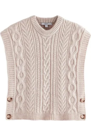 Next Stricktop Trägertop mit Zopfstrickmuster und Knopfseite (1-tlg) - Verkäufer: Germany GmbH