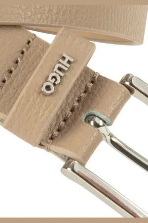 HUGO BOSS Ledergürtel Zoey-C_Sz25 mit Metalllogo