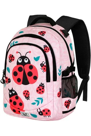 Oh My Pop! Laptoprucksack Ladybug großer Rucksack Tagesrucksack Alltagsrucksack Schulrucksack, USB-Anschluss für elektronische Geräte - Verkäufer: okluge