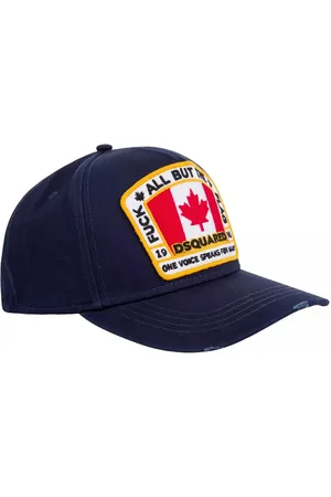 Dsquared2 Baseball Cap Basebalkappe Canadian Flag Icon Baseballcap Cap Kappe Rebellischen Streetwear-Stil mit luxuriösen Details - Verkäufer: eldigo