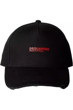 Dsquared2 Baseball Cap Basebalkappe Sweat Tears Icon Baseballcap Kappe Trucker Cap Distressed-Optik für einen Vintage-Look - Verkäufer: eldigo