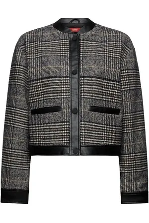 ESPRIT Anorak Jacke grau kariert - Verkäufer: Modehaus Rusche