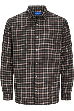 JACK & JONES Langarmhemd JORJOSHUA FLANNEL CHECK SHIRT LS