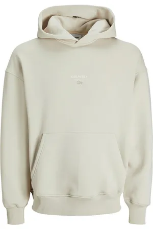 JACK & JONES Kapuzensweatshirt JJEURBAN EDGE STUDIO SWEAT HOOD NOOS mit Front und Back Print