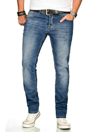 Alessandro Salvarini Stretch-Jeans ASAngelo Angenehme Passform durch vorhandenen Elasthan Anteil