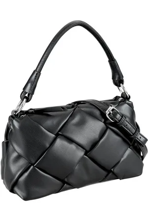 Alessandro Schultertasche Giorgia, Elegante Flechttasche mit Trageriemen
