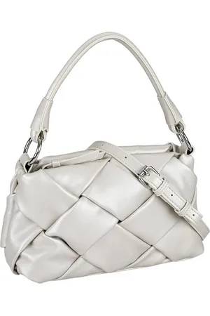 Alessandro Schultertasche Giorgia, Elegante Flechttasche mit Trageriemen
