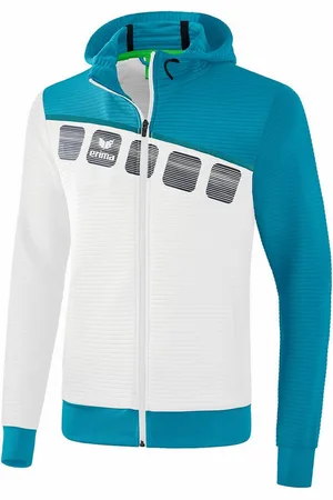 Erima Trainingsjacke 5-C Trainings Jacket white/oriental - Verkäufer: Sport Schart [outdoor-trekking-fitness]