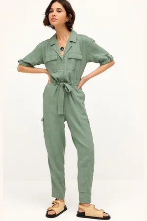 Next Jumpsuit Cargo-Jumpsuit aus Leinengemisch, Petite (1-tlg) - Verkäufer: Germany GmbH