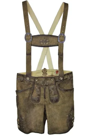 Mark Maddox Trachtenlederhose Kurze Damen Lederhose 
