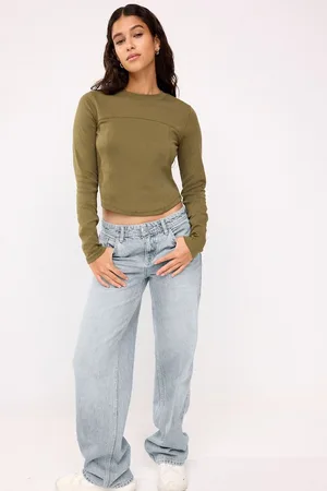 Next Weite Jeans Baggy-Jeans mit weitem Bein – Petite (1-tlg) - Verkäufer: Germany GmbH