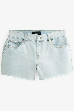 Next Jeansshorts Denim-Shorts mit Fransensaum, Kurzgröße (1-tlg) - Verkäufer: Germany GmbH