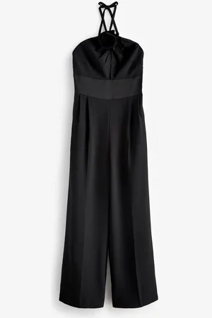 Next Jumpsuit Tailored Fit Jumpsuit mit Crêpe-Mieder, Kurzgröße (1-tlg) - Verkäufer: Germany GmbH