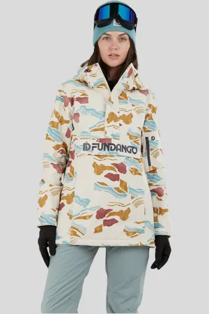 fundango Winterjacke Birch ECO Logo Anorak Skijacke im Pulloverstil sorgt für vollständige Bewegungsfreiheit - Verkäufer: GoJungo GmbH