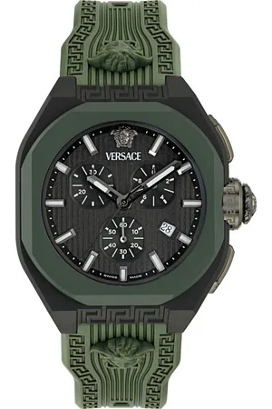VERSACE Chronograph V-LEGEND CHRONO VE9L00324, Quarzuhr, Armbanduhr, Herrenuhr, Swiss Made,analog, Tag, Stoppfunktion