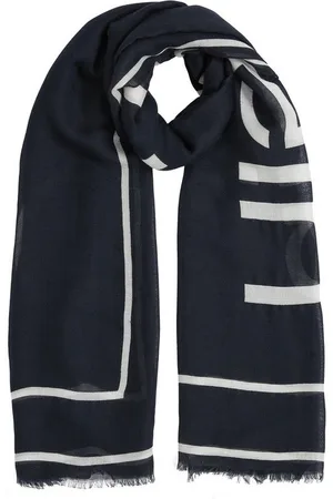 Calvin Klein Schal LARGE LOGO LW WOOL STOLE, Logodruck