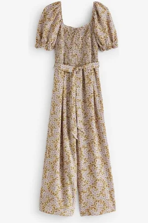 Next Jumpsuit Kurzärmliger geknoteter Overall – Kurzgröße (1-tlg) - Verkäufer: Germany GmbH