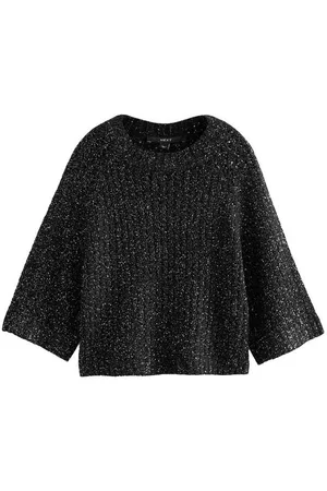 Next Kurzarmpullover Gestrickter Mesh-Pullover mit Pailletten (1-tlg) - Verkäufer: Germany GmbH