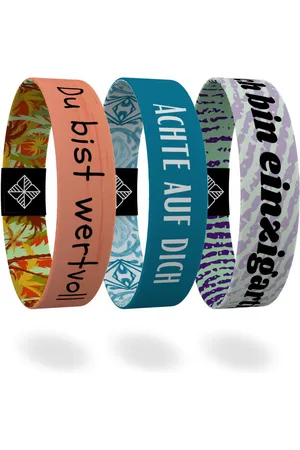 Juma Armband glaubensband - Set Selbstliebe - Motivations-Armbänder - Aus Stoff - Verkäufer: brands2love