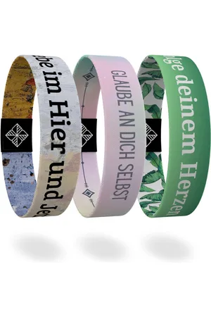 Juma Armband glaubensband - Set Achtsamkeit - Motivations-Armbänder - Aus Stoff - Verkäufer: brands2love