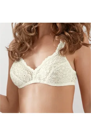 Nina Von C. Bügelloser BH Millefleurs BH ohne Bügel (90 A Champagner) - Verkäufer: Emma Dessous