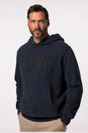 JP 1880 Sweatshirt JP 1880 Hoodie Sweat Vintage Look Badges bis 8 XL - Verkäufer: Popken Fashion Group