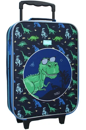 Vadobag Kinderkoffer Dinosaurier Trolley Koffer 12L Kindertrolley Handgepäck Dino Jungen ab, Innenmaße: 40 x 30 x 10 cm, Gesamtmaße: 47 x 31 x 13 cm - Verkäufer: Spielwaren Klee